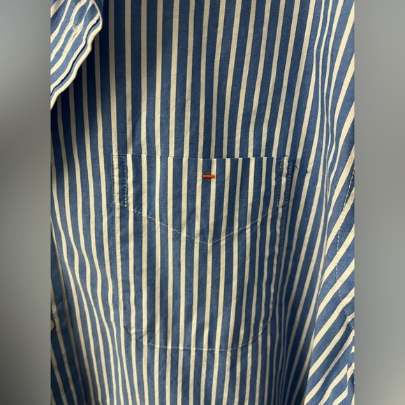 John Bartlett men’ size XL striped button down shirt - Picture 2 of 7